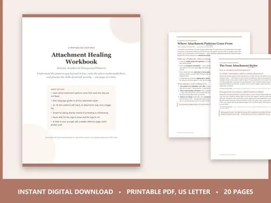 Attachment Healing Workbook preview