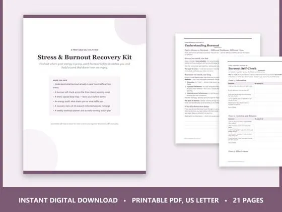 Stress and Burnout Recovery Kit preview