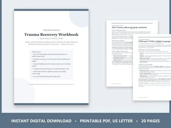 Trauma Recovery Workbook preview